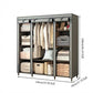 🔥📦 LAST DAY 50% OFF! Portable Non-Woven Fabric Wardrobe – Easy Assembly, Steel Frame, 3 Sizes – Perfect for Bedroom & Dressing Room 🏠✨