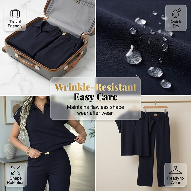 Women's Casual Top & Pants 2-Piece Set