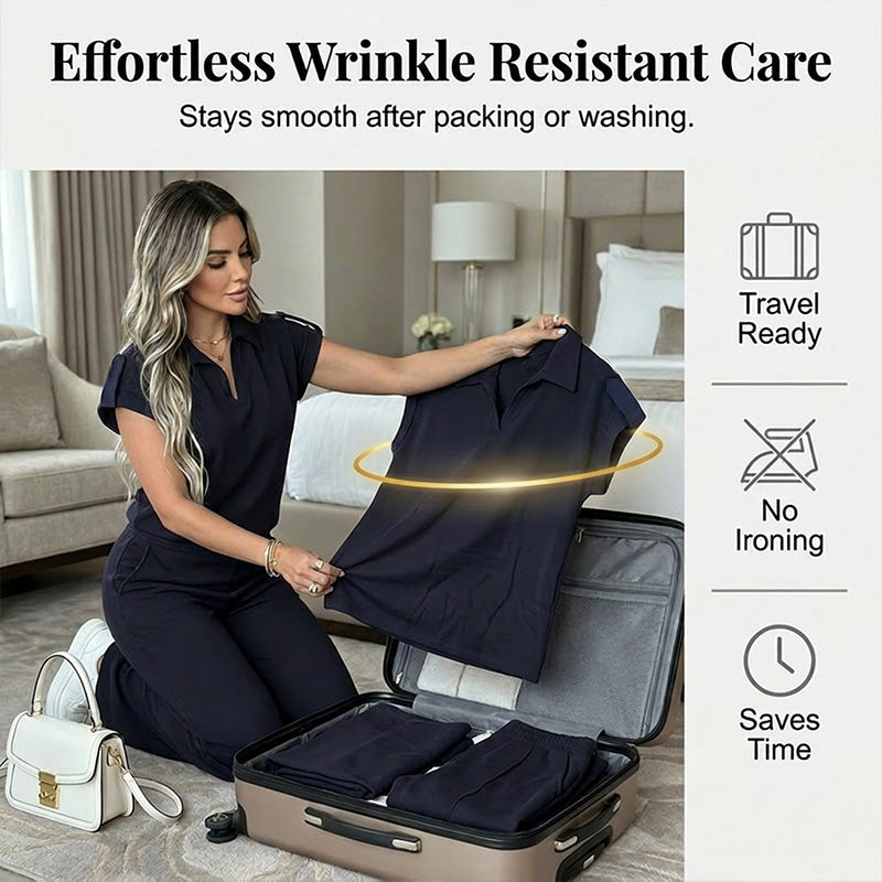 Women's Casual Top & Pants 2-Piece Set