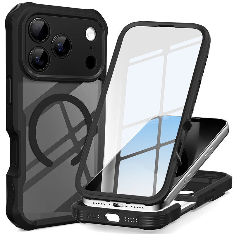 📱 LIMITED-TIME 50% OFF! 💥 Magnetic Phone Case with Built-in Screen Protector – 360° Protection, Tempered Glass, Shockproof ✨