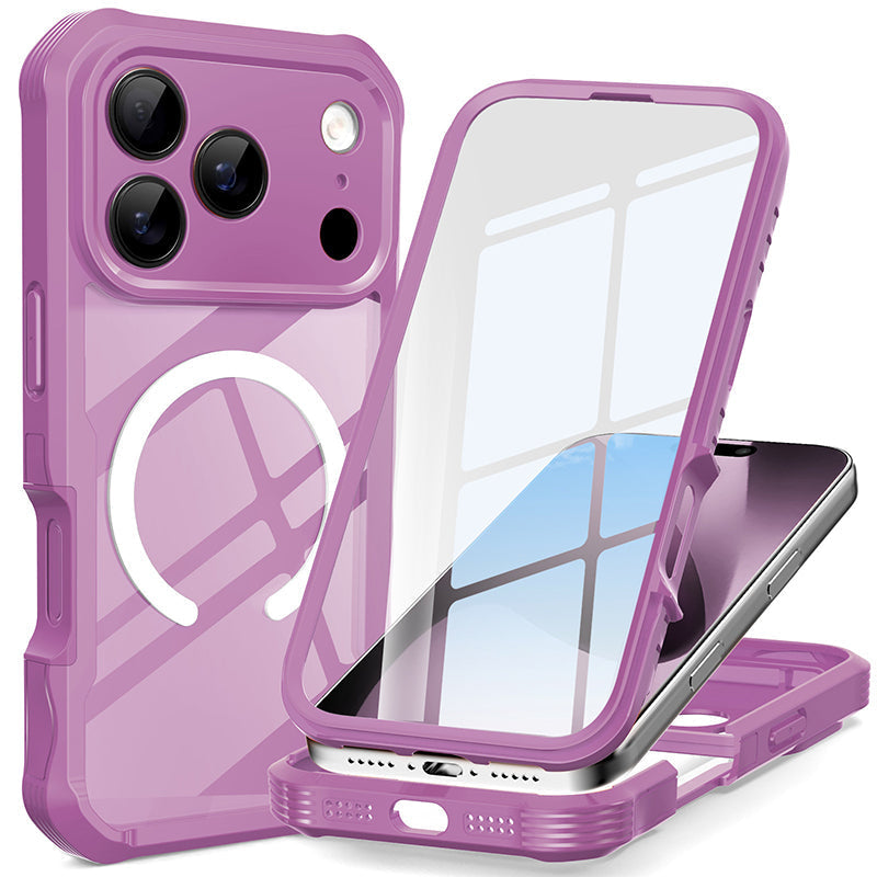 📱 LIMITED-TIME 50% OFF! 💥 Magnetic Phone Case with Built-in Screen Protector – 360° Protection, Tempered Glass, Shockproof ✨