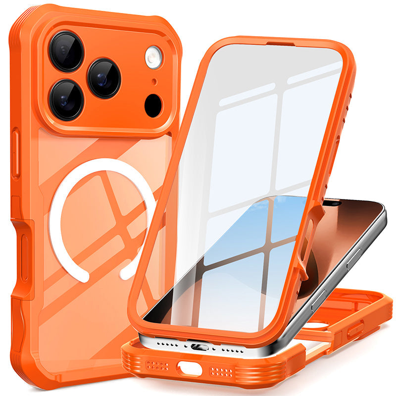 📱 LIMITED-TIME 50% OFF! 💥 Magnetic Phone Case with Built-in Screen Protector – 360° Protection, Tempered Glass, Shockproof ✨
