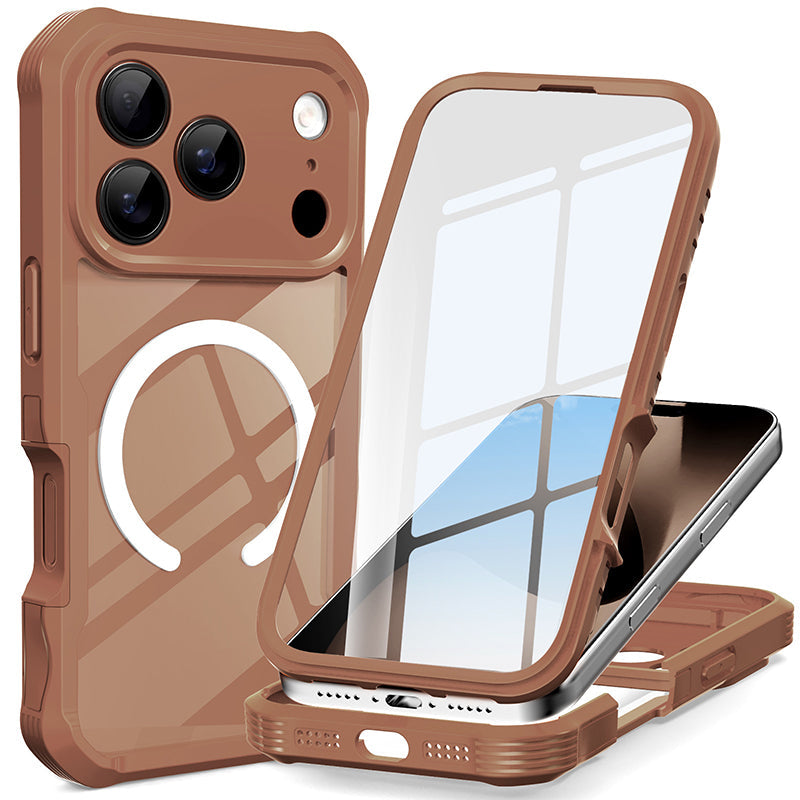 📱 LIMITED-TIME 50% OFF! 💥 Magnetic Phone Case with Built-in Screen Protector – 360° Protection, Tempered Glass, Shockproof ✨