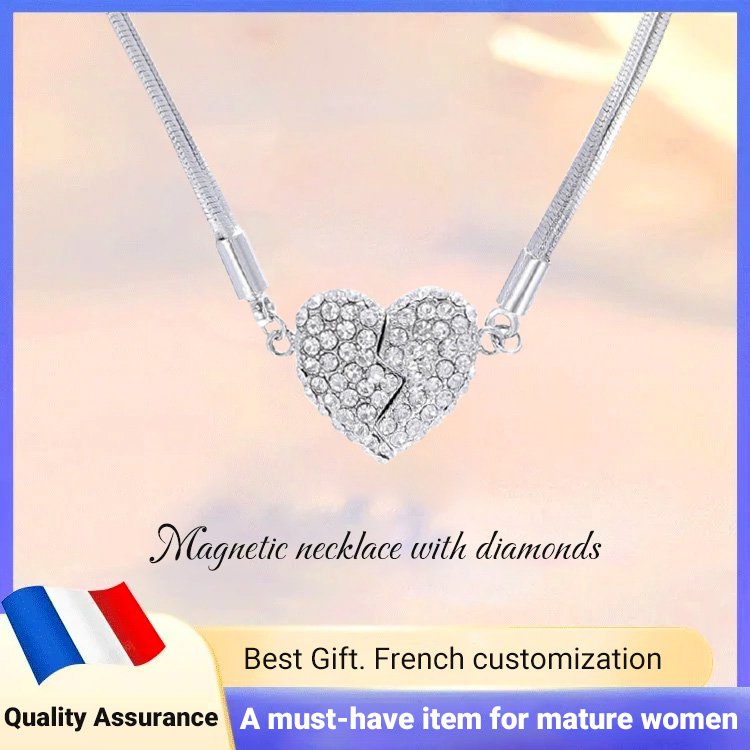 🎄Christmas Hot Sale Heart Diamond Necklace💕