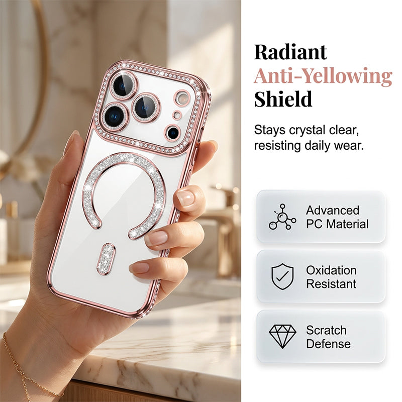 📢📢50% OFF !! ⏰Electroplated Glitter Magnetic Phone Cover