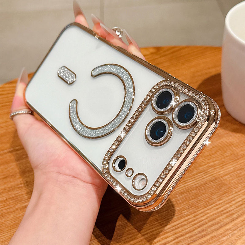 📢📢50% OFF !! ⏰Electroplated Glitter Magnetic Phone Cover