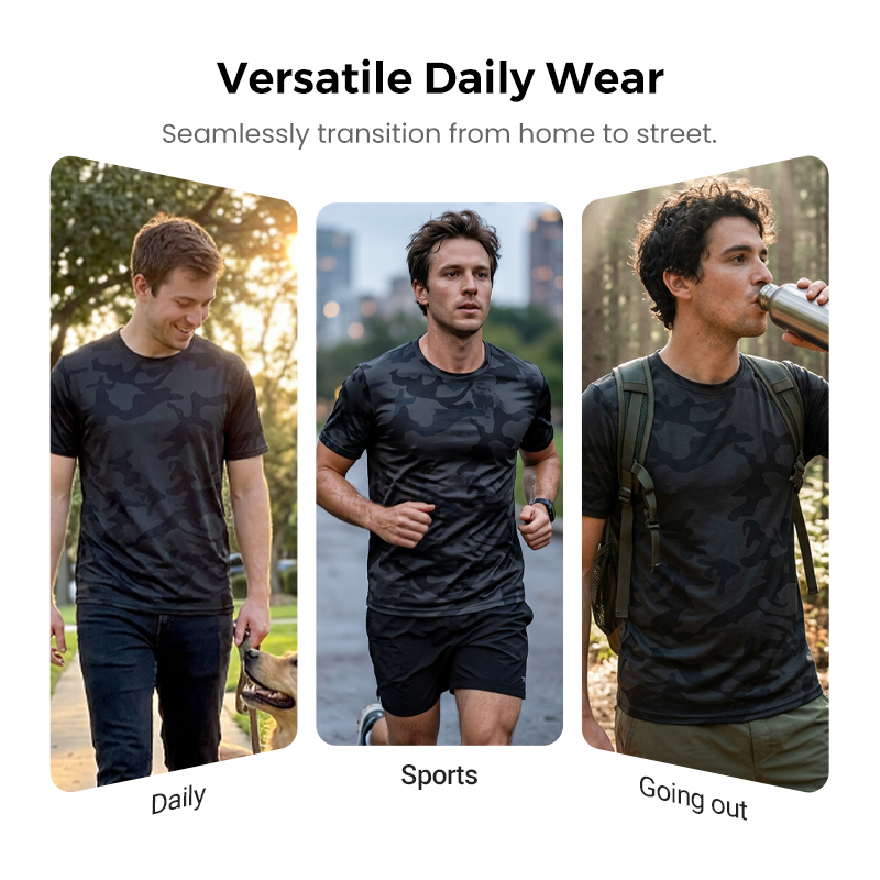 🏃‍♂️ 50% OFF NOW! 🌲 Men's Quick Dry Camo Sports T-Shirt – Moisture Wicking & Active Fit – Train in Style 💪