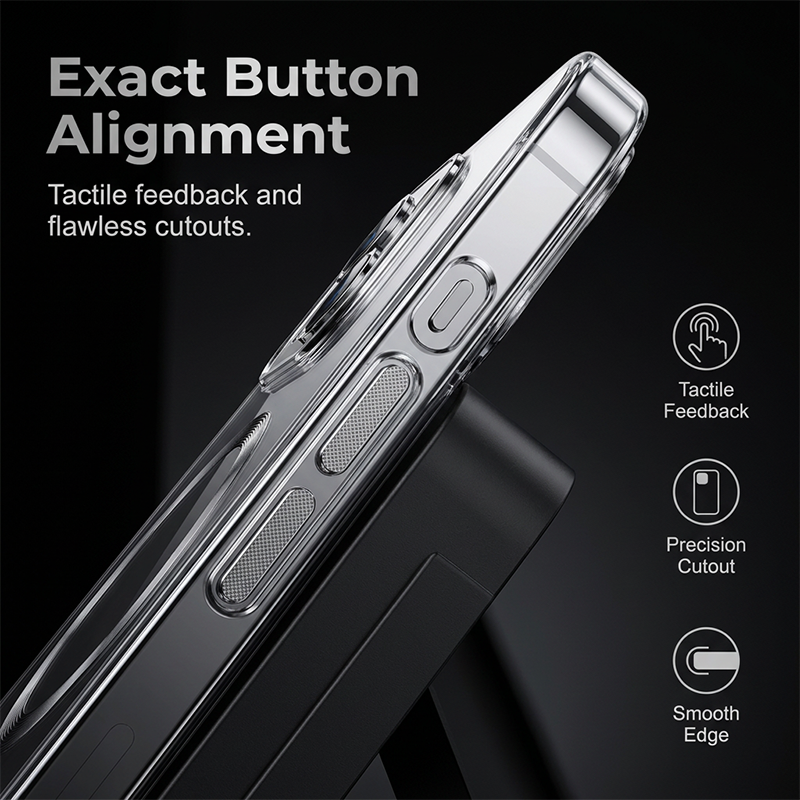 Magnetic Clear TPU Case