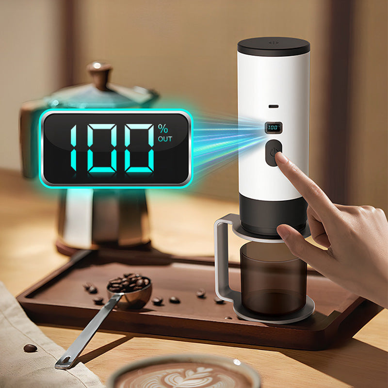 ☕ LIMITED‑TIME 50% OFF! ⚡Portable Espresso Machine for Travel – Digital Display, Type‑C Rechargeable ✨