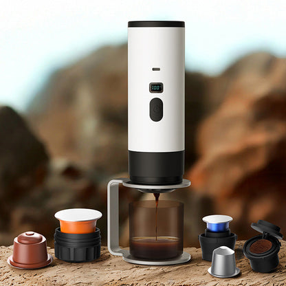 ☕ LIMITED‑TIME 50% OFF! ⚡Portable Espresso Machine for Travel – Digital Display, Type‑C Rechargeable ✨