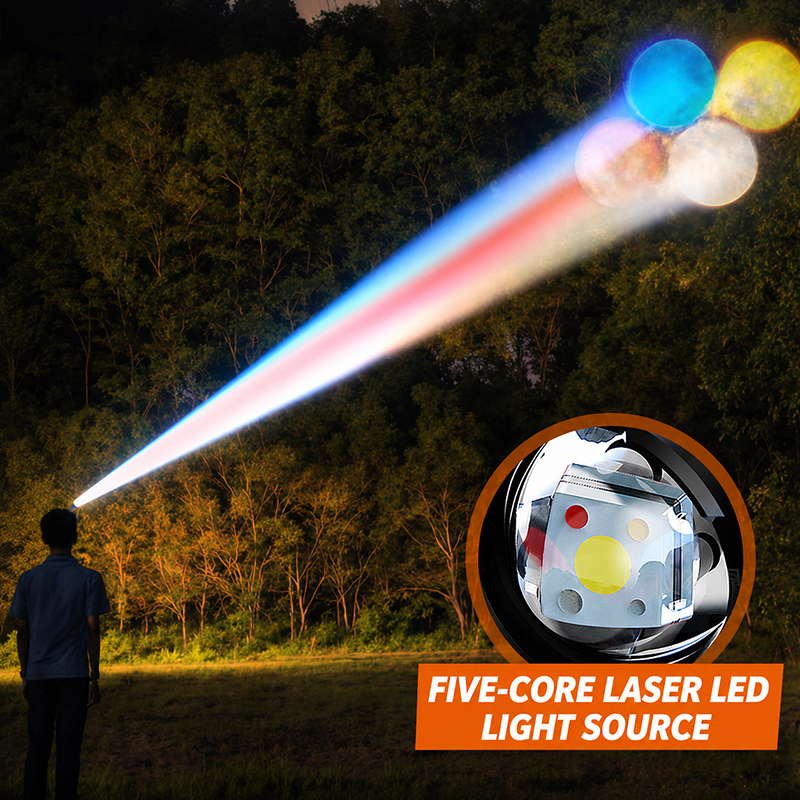 🔦 5-Color LED Sensor Headlamp: UV, White, Yellow, Blue, Red, Motion Sensor, 5 Light Modes