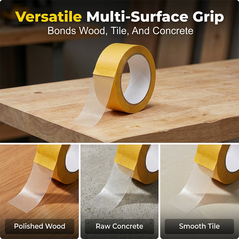 🔥⚡50K+ SOLD!🏠High-Tack Double-Sided Mesh Tape