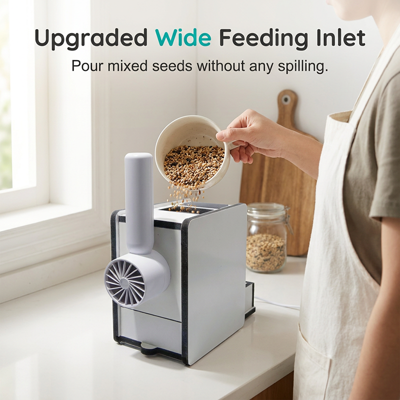 Rechargeable Bird Seed Shell Separator