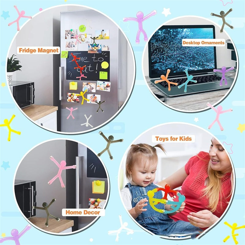 🔥 50% OFF 🧲 Magnetic Creative Figures | Strong Magnetic Attachment, Articulated Joints & Stress Relief – Perfect for the Fridge, Desk or Storage ✨
