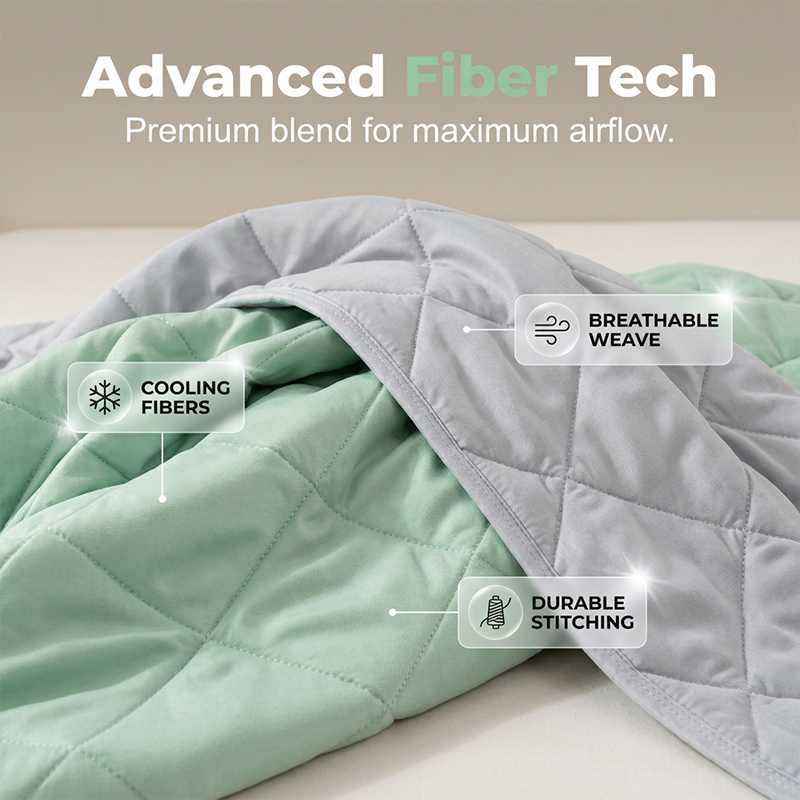 ❄️2026 Hot Summer Sale💤Cooling Throw Blanket for Hot Sleeper🛌