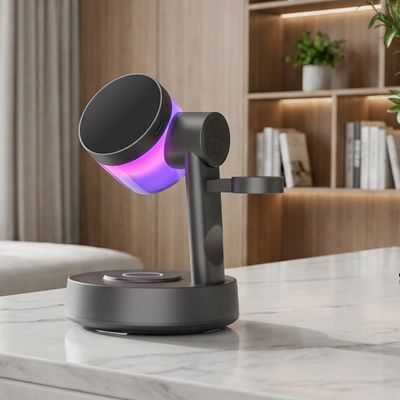 📢📢50% OFF !! ⏰3-in-1 Magnetic Wireless Charging Stand &Speaker