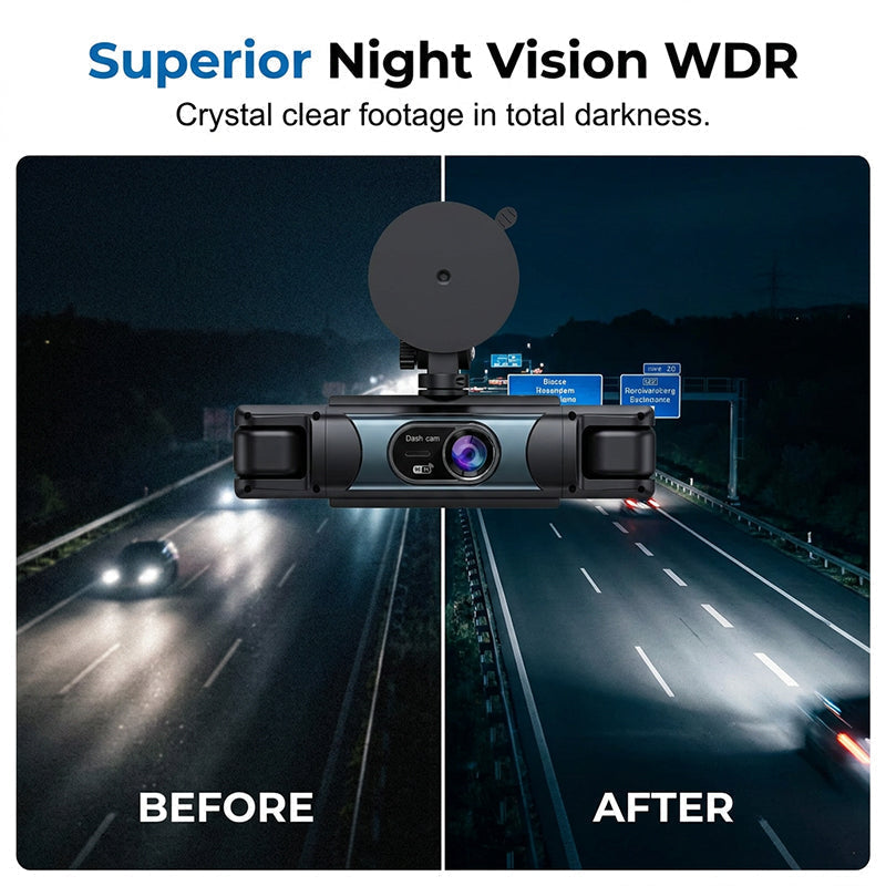 📹 LIMITED‑TIME 50% OFF! ⚡1080P Full HD Multi‑Lens WiFi Car Dashcam – WDR Night Vision, Gravity Lock