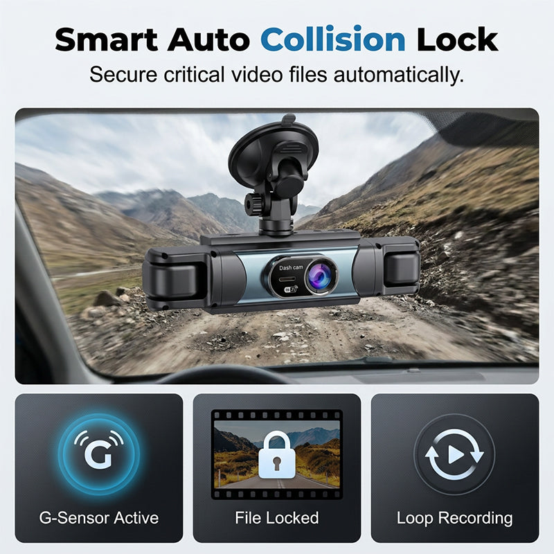 📹 LIMITED‑TIME 50% OFF! ⚡1080P Full HD Multi‑Lens WiFi Car Dashcam – WDR Night Vision, Gravity Lock