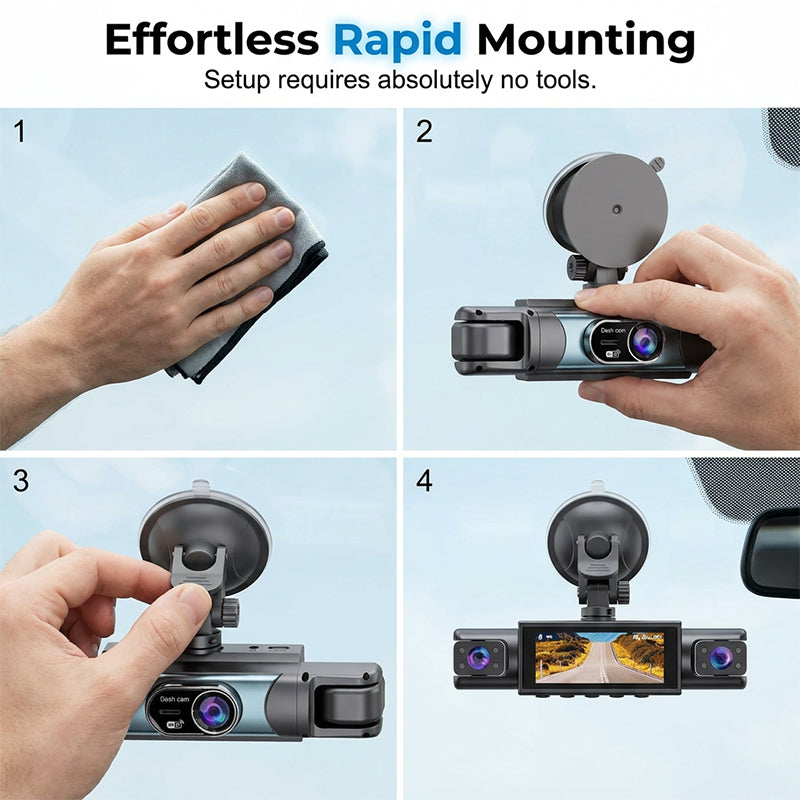 📹 LIMITED‑TIME 50% OFF! ⚡1080P Full HD Multi‑Lens WiFi Car Dashcam – WDR Night Vision, Gravity Lock