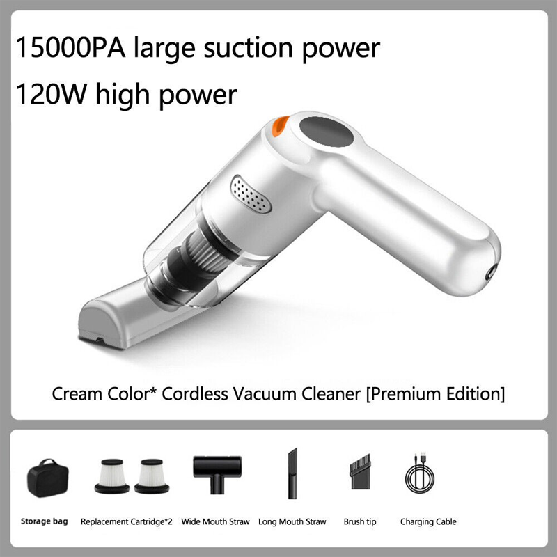 📢📢50% OFF !!⏰Cordless Car Vacuum – 10000Pa Suction & 4000mAh Battery 🚗
