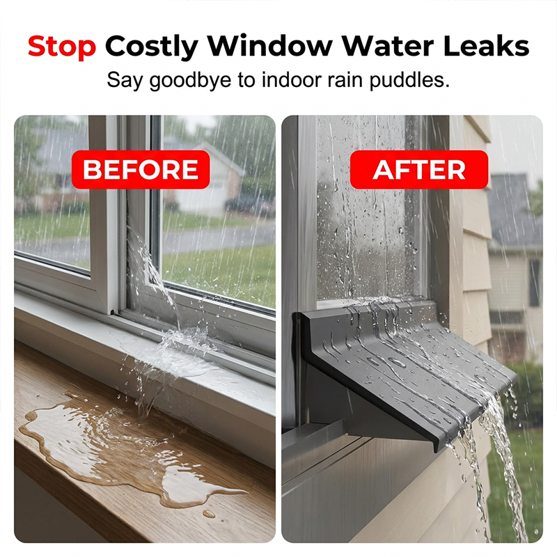 🏠 Flexible Window Crevice Rain Seal Barrier Strip – Self-adhesive & weatherproof – Keeps rain & drafts out – easy to cut and install 🌧️✨