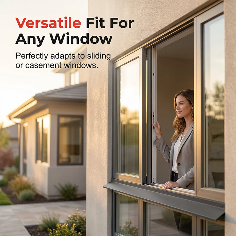 🏠 Flexible Window Crevice Rain Seal Barrier Strip – Self-adhesive & weatherproof – Keeps rain & drafts out – easy to cut and install 🌧️✨