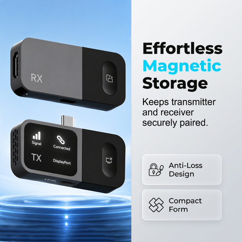 📡 50% OFF NOW! 🔗 Wireless HDMI Transmitter Kit – Zero-Latency, No WiFi Needed, Plug & Play – 50m Range, Magnetic Design 📺