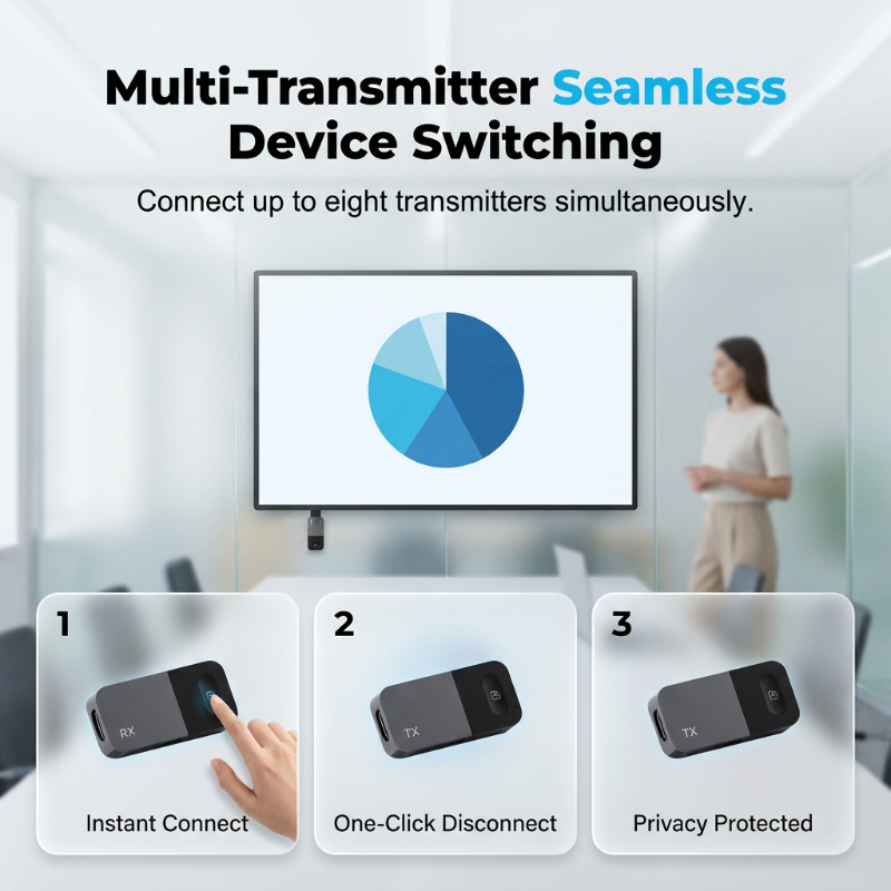📡 50% OFF NOW! 🔗 Wireless HDMI Transmitter Kit – Zero-Latency, No WiFi Needed, Plug & Play – 50m Range, Magnetic Design 📺
