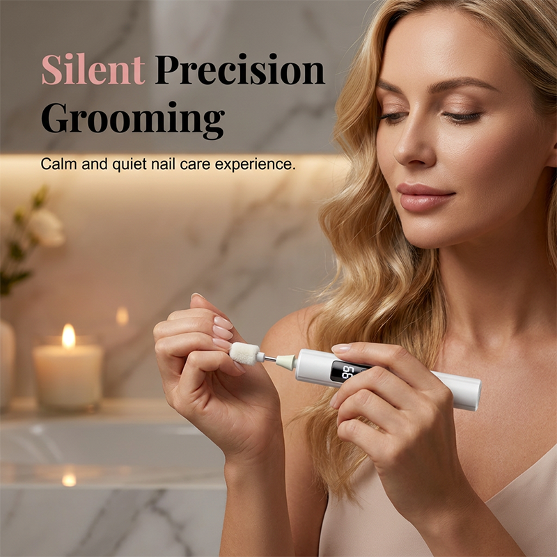 ⏳🔥LIMITED-TIME 50% OFF! ⏰Professional Electric Nail Polisher – Smooths thick nails, 99-speed display. Multiple heads for shaping & buffing. Salon at home! 🌟💎