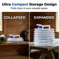 📢📢50% OFF!!⏰💧 Collapsible Water Container with Spigot – Portable Folding Water Jug for Camping, Picnic, Outdoor & Emergency Use ✨