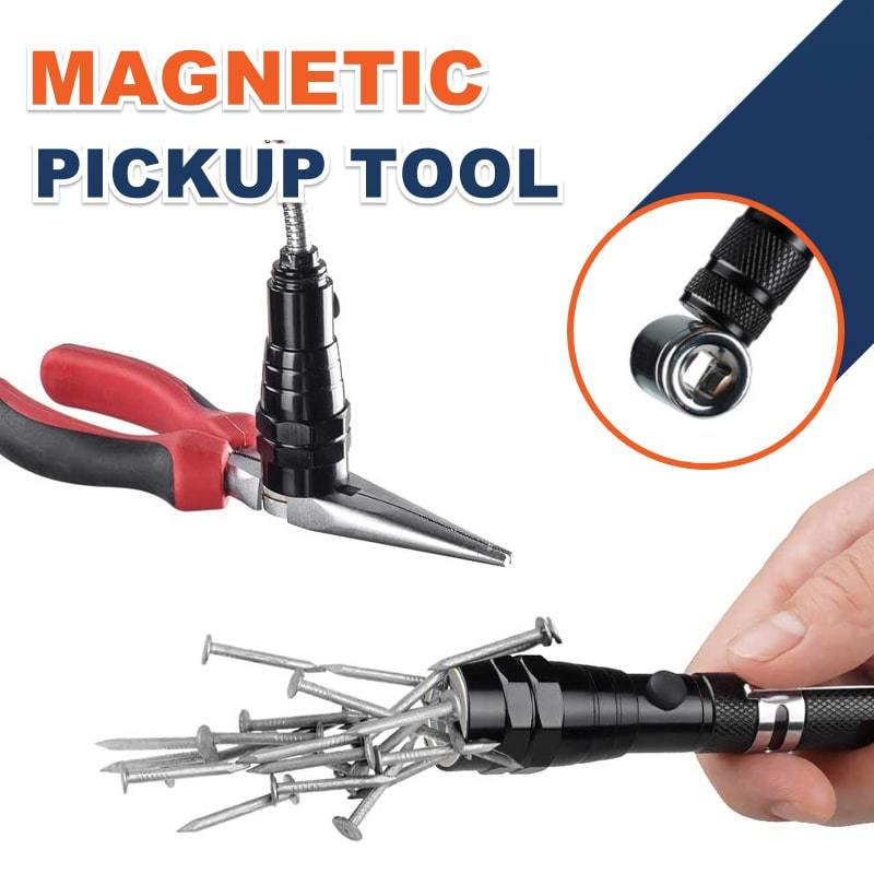 ⏳Time-Limited Special⏰Multifunctional Telescopic Magnetic Flashlight – 360° flexible gooseneck, super bright LED light, extendable pick-up rod, magnetic suction design. Auto repair workshop essential!