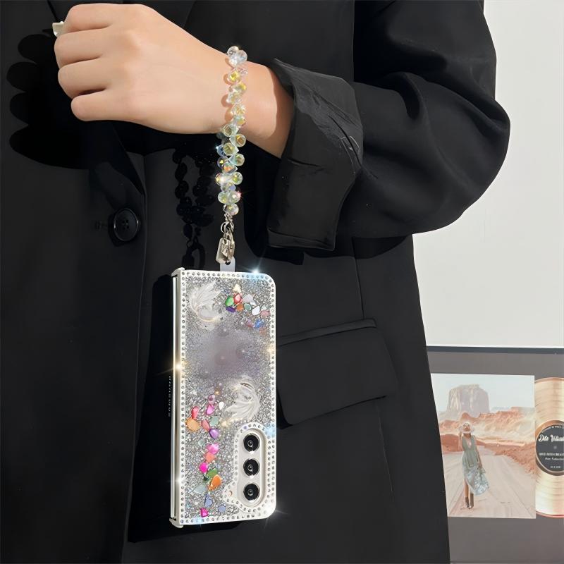 🎉 2026 Sale — Over 18,000 Sold! 📱 Glitter Phone Case with Wrist Strap – Sparkling Goldfish Design ✨