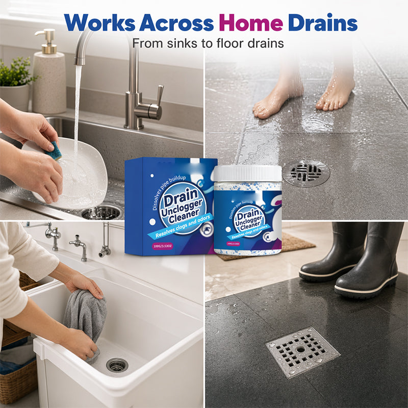 📢📢50% OFF !! ⏰Fast-Acting Pipe Drain Cleaner Powder