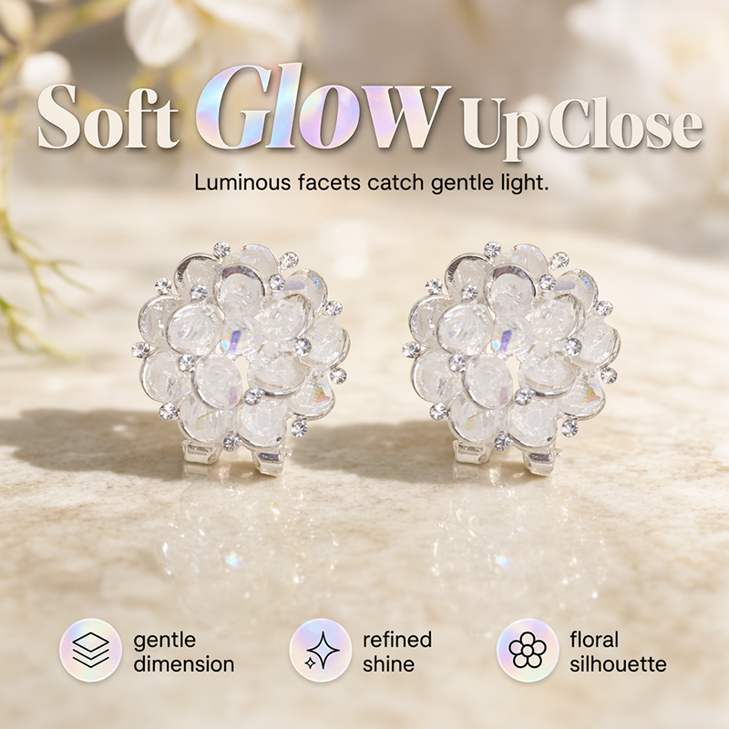💎 2026 Sale — Over 52,000 Sold!✨ Elegant Floral Stud Earrings – Sparkling Detail & Lightweight Comfort 🌸