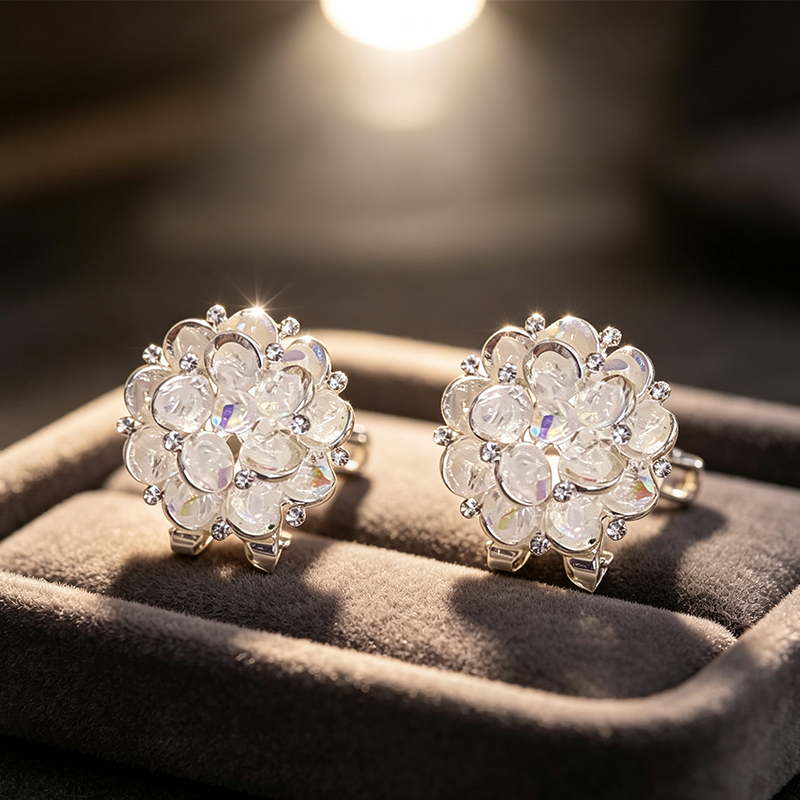 💎 2026 Sale — Over 52,000 Sold!✨ Elegant Floral Stud Earrings – Sparkling Detail & Lightweight Comfort 🌸