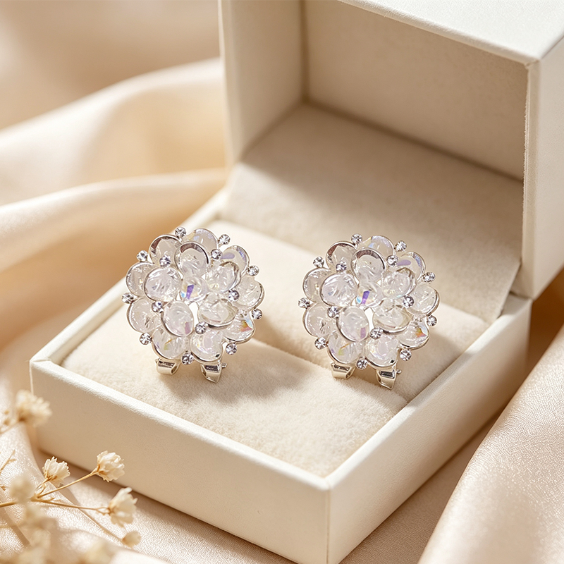 💎 2026 Sale — Over 52,000 Sold!✨ Elegant Floral Stud Earrings – Sparkling Detail & Lightweight Comfort 🌸