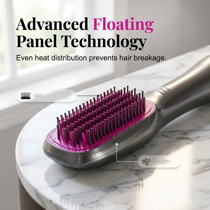 ⏳Time-Limited Special⏰Professional 3-in-1 Hot Air Brush – Dry, Detangle & Volumize in One Step ✨