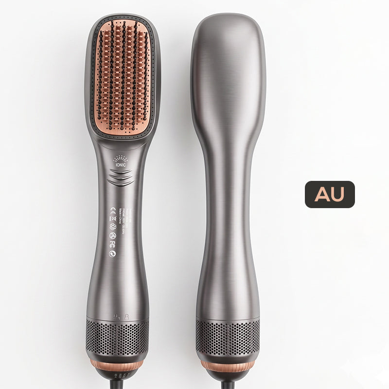 ⏳Time-Limited Special⏰Professional 3-in-1 Hot Air Brush – Dry, Detangle & Volumize in One Step ✨