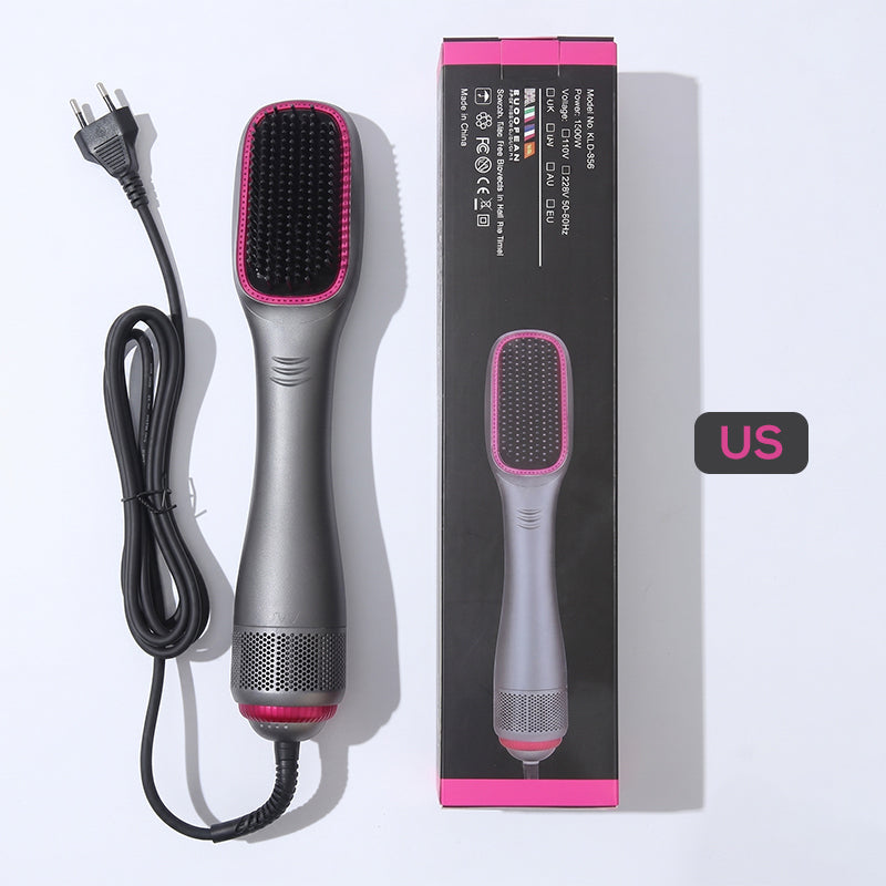 ⏳Time-Limited Special⏰Professional 3-in-1 Hot Air Brush – Dry, Detangle & Volumize in One Step ✨