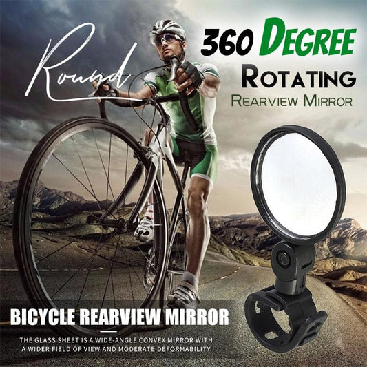 ⏳Limited-time 50% off⏰360 Degree Rotating Rearview Mirror🚴‍♂️🔎