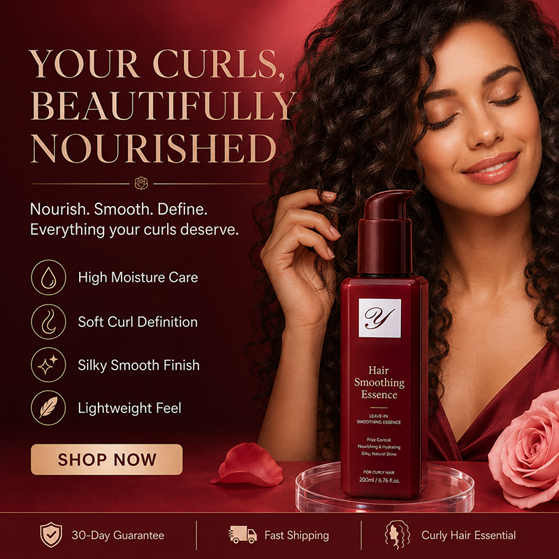 🌸 50% OFF NOW! 🌸Nourishing Leave-In Conditioner for Frizzy Hair – Get Sleek, Styled Hair Effortlessly, No Fuss, No Flyaways ✨