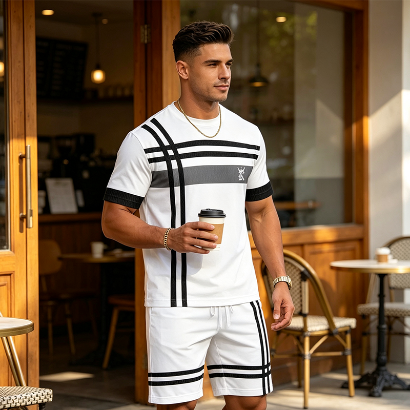 👕 50% OFF ☀️ Men's Athletic 2-Piece Set – Breathable Fabric & Elastic Waistband – 3D Print, Perfect for the Gym, Running & Everyday Wear 💪✨🩳