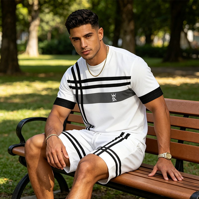 👕 50% OFF ☀️ Men's Athletic 2-Piece Set – Breathable Fabric & Elastic Waistband – 3D Print, Perfect for the Gym, Running & Everyday Wear 💪✨🩳