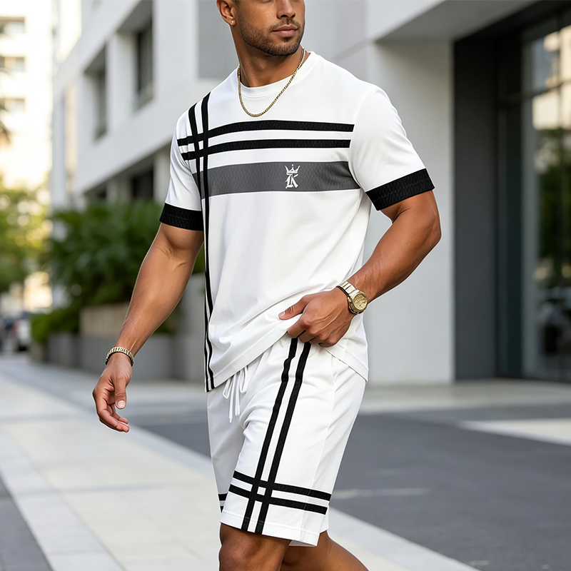 👕 50% OFF ☀️ Men's Athletic 2-Piece Set – Breathable Fabric & Elastic Waistband – 3D Print, Perfect for the Gym, Running & Everyday Wear 💪✨🩳