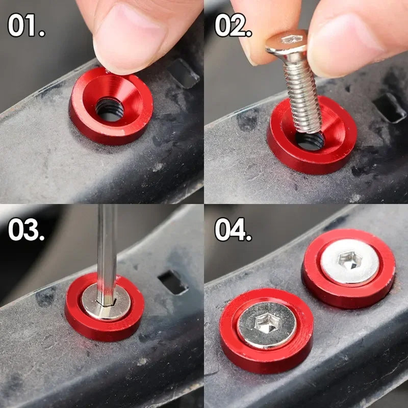 📢📢50% OFF !! ⏰10 Pcs Automotive Universal Screw Spacers