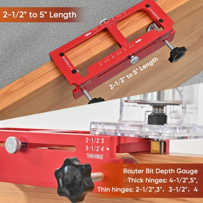 🎉 2026 Sale — Over 22,000 Sold 🔧 Adjustable Door Hinge Mortise Jig Kit 🚪