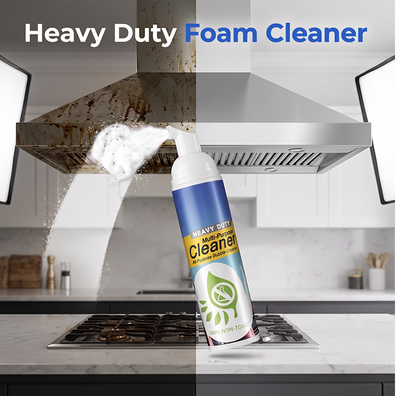 🧼 50% OFF NOW! 💨 Heavy Duty Multi-Purpose Foam Cleaner – Removes grease, stains & odours – Perfect for cars, kitchens, upholstery & more – powerful yet gentle ✨🚗🏠