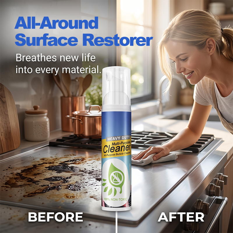 🧼 50% OFF NOW! 💨 Heavy Duty Multi-Purpose Foam Cleaner – Removes grease, stains & odours – Perfect for cars, kitchens, upholstery & more – powerful yet gentle ✨🚗🏠