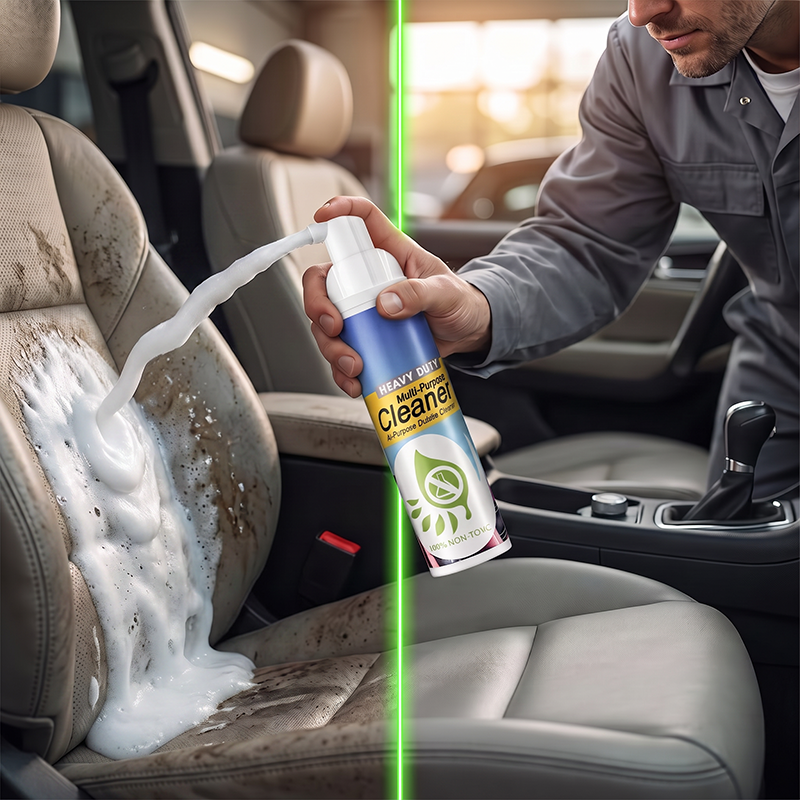 🧼 50% OFF NOW! 💨 Heavy Duty Multi-Purpose Foam Cleaner – Removes grease, stains & odours – Perfect for cars, kitchens, upholstery & more – powerful yet gentle ✨🚗🏠