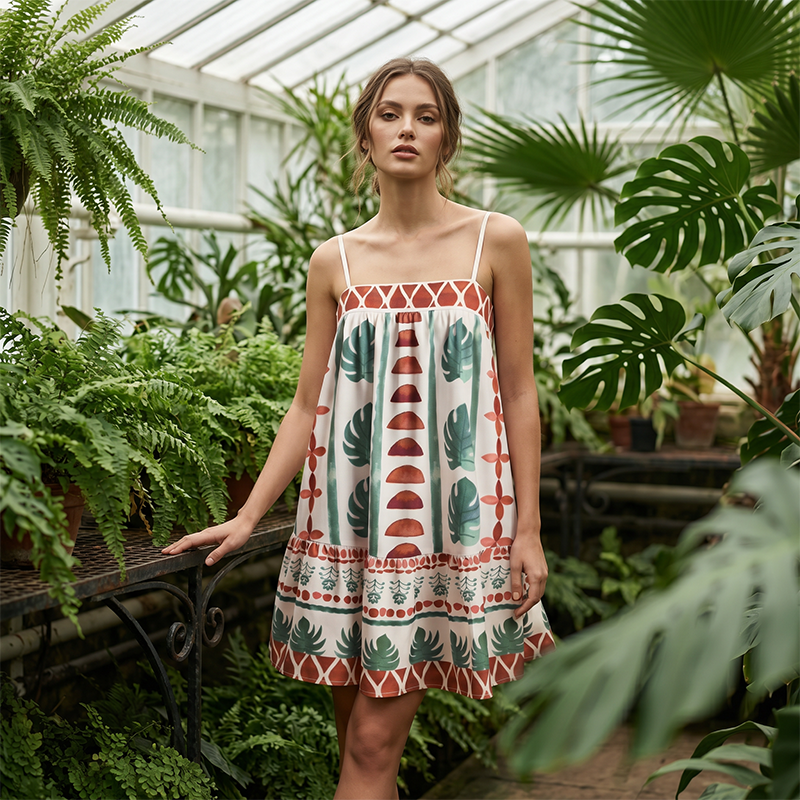 Women's Summer Printed Camisole Dress